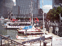 Center right picture you see the Manhattan Yacht Club, in case you are worried about where you'll dock your yacht while you're here.