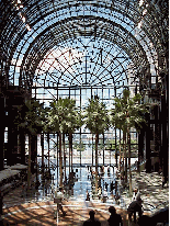 Top right photo you see the beautiful Winter Garden inside of the World Trade Center.  You can also dine here overlooking the Hudson River and the Manhattan Yacht Club.