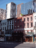 The architecture of the East Side of NYC near the United Nations Plaza is like a box of assorted candy. You'll  see everything here. Top left picture you see the older buildings that line Second Avenue with the shiny new skyscrapers behind them.