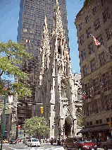 Top right picture was taken further down Fifth Avenue near 42nd Street.  As you can see the sidewalks of Fifth Avenue are busy. Center right picture you see St. Patrick's Cathedral on Fifth Avenue across from Rockefeller Center.