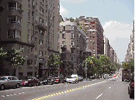 Center right you see West End Avenue on the Upper West Side.