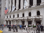 Top left picture you see the New York Stock Exchange.  This is always a busy place filled with nervous stock brokers.