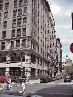 Top left picture you see the Brown Building at Greene St. and Washington Place.  This is the site where on March 25, 1911 one hundred forty six factory workers mostly Italian and Jewish immigrant teenage girls died in the Triangle Shirtwaist Fire.