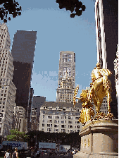 Bottom right picture was taken at Grand Army Plaza.  You see the gold statue of Tecumseh Sherman.  In the distance you see Trump Tower (black skyscraper) and the Crown Building in the center of the picture.  More aerial photography of midtown next.