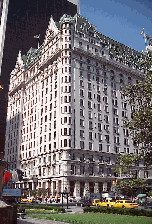 This French Renaissance style hotel was designed in 1907 by Henry Hardenbergh.  We can promise you that it's elegant through and through.  The Plaza Hotel is located across from Central Park and Grand Army Plaza and within a block of Fifth Avenue.