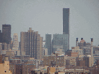 Bottom right picture you see a new building in New York City's skyline.  To the right you see Trump World Tower which is located across from the United Nations Plaza.