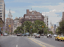 Bottom right picture you see Cooper Union near Astor Place in the East Village.  That's the Empire State Building that you see to the left in the distance.