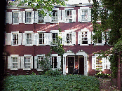 Top right photo you see the pretty and secluded homes on Grove Street in Greenwich Village.