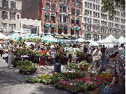 Center right picture you see another shot of Union Square and the farmers market which is only a couple of blocks from the wholesale district.