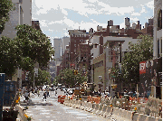 Bottom right picture was taken looking south from Union Square towards Greenwich Village.  You can see the World Trade Towers in the far distance.