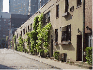 Bottom right picture you see the carriage houses of Washington Mews which is off of Fifth Avenue behind the arches of Washington Square Park.