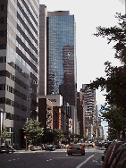 Top right picture you see Third Avenue.  As you can see skyscrapers are everywhere, it takes a lot to make them famous!