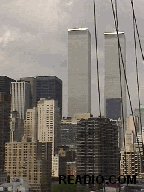 Top left picture was taken on the Brooklyn  Bridge during a past trip and you see the Twin Towers.