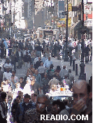 Top right picture you see Nassau Street  on the first day as New Yorkers reported back to work on Wall Street.