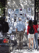 Top left picture you see one of the many walls throughout lower Manhattan where loved ones have posted pictures of their missing friends or family members.  You can't walk one block without seeing the faces of thousands of our neighbors who have died.