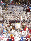 Top left photo you see a small portion of one of the memorials on the fence at Washington Square Park.