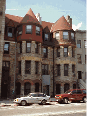 Center right picture you see some of the grand homes of Sugar Hill.  This affluent black area was home to such famous people as Cab Calloway, Duke Ellington, Thurgood Marshall and Langston Hughes between the 1920's and 1950's.