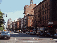 Bottom right picture you see Columbus Avenue.  On Columbus Avenue you will pass by many trend setting restaurants and designer stores.  Columbus Avenue is only a block away from Central Park West.