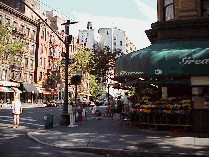 Walk West a little from Columbus Circle and you'll be on Columbus Avenue.  This is one of the most fashionable areas of the Upper West Side (photo to right.)