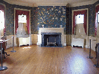 Center right picture you see the interior drawing room which was possibly the first octagonal room in the United States.