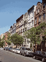 Bottom right picture you see what many residents love about living on the Upper West Side of the city, the great old brownstones.  The apartments here have high ceilings; many have fireplaces and some have little gardens.  Of course, all of this costs.