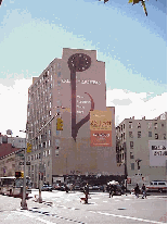 Center right picture you see the clock at Astor Place. Astor Place is very close to St. Mark's Place in the East Village.