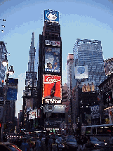 An evening on Broadway is the perfect way to share special moments with that very special person of yours. Top right you see the famous Coke sign in the center of Times Square.