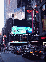 While you're on Broadway you may as well get up early and go over to the ABC studio so you can wave to the folks back home.  Center right photo, ABC Studio on Broadway.