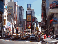 Center right picture you see Times Square in the Theater District.  This is known as the Great White Way.  There isn't another spot on planet earth as exciting as Times Square.