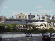 Okay, so it's not in Harlem, but Yankee Stadium is a neighbor!  Top right you see a picture taken in Harlem of Yankee Stadium right across the Harlem River in the Bronx.