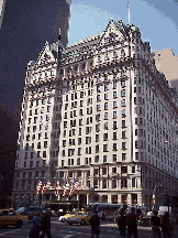 Bottom right picture you see the gorgeous Plaza Hotel.  This elegant French Renaissance Hotel overlooks Central Park and the bright fall foliage.