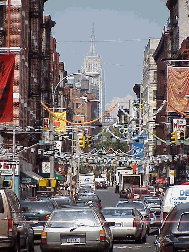 Bottom right picture you see Mulberry Street in Little Italy with the Empire State Building in the distance.  You'll love the Italians and the restaurants of Little Italy!