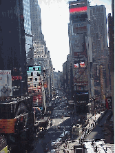 Top right picture you see the Jumbotron in Times Square.  This is where the ball drops on New Year's Eve.  You can watch TV, check your stocks and get the latest information from any corner in this area.