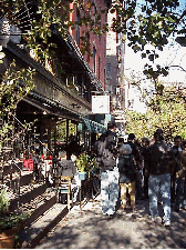 Center right picture you see Friend of a Farmer Restaurant on Irving Place at Gramercy Park.  As you can see this is a very popular restaurant in this pretty community.