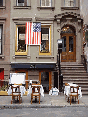 Center right picture you see 212 Restaurant at 133 East 65th Street between Lexington and Park Avenue.  This picture serves to remind us of our thanks for our homes and our food.