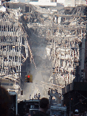 Bottom right picture you see a small area of Ground Zero at the sight of the World Trade Center terrorist attack.  We are so thankful to all of the rescue workers that have worked to save people.  The fire still burns and workers risk their lives.