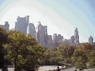 Top right picture you see the skyline view of New York City as seen at Wollman Rink.