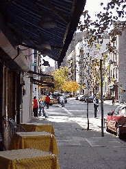 Top right picture you see the corner of MacDougal Street and Houston.  Once you cross Houston you're in Soho.