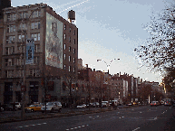 Bottom right picture you see Houston Street.  Once you cross Houston you have left the Village and the world of clubs to enter the international art scene of Soho.