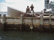 Center right picture you see the Merchant Marines Memorial at Battery Park.  From this spot you can gaze out on the Statue of Liberty.