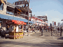 Center right photo you see Pier 17 which houses a huge mall overlooking the Brooklyn Bridge at South Street Seaport.