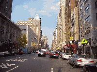 Center right picture you see Madison Avenue in the 70's.  It's hard to imagine how he held on to all of that money living in this shopping area!