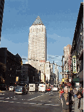 Top right picture you see Eighth Avenue and Worldwide Plaza in the distance.  This building houses many offices, the subways and movie theaters. This is really a very exciting part of New York City to visit and it's also a great neighborhood to live.