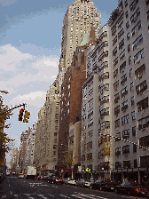 Top right picture you see the Carlyle Hotel on Madison Avenue.  This is one of New York City's most famous and exclusive hotels.  It's also located near all of the best shopping in New York.