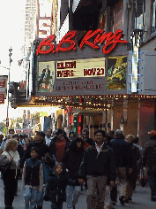 Center right picture you see BB King Club on West 42nd Street.  This great club is where Mike Bloomberg the Mayor Elect of NYC held his victory party.  Hearing the blues here, will surely lift your heart.