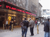 Take a walk to Shubert Alley (pictured to the bottom right) and you'll find the posters of all of the Broadway plays where you can make up your mind as to which theater you'll be going to for the evening.