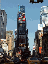 Top right photo you see a distant shot of Times Square and Broadway.  Even on quiet days this is the most exciting place on earth!