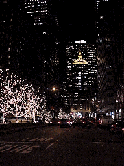 Center right picture you see Park Avenue, the Met Life Building and the Helmsley Building sparkling and beautiful for the season. We suggest you tour the city then go to a Broadway show and dinner.