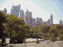 Center right picture you see the skyline of the city as seen near Wollman Rink.