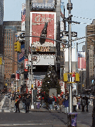 Center right picture you see Times Square a few days ago.  Tonight this entire area will be filled with people.  If you plan to come here to celebrate, come early so you'll be able to get standing room.  Be sure and dress warmly too.